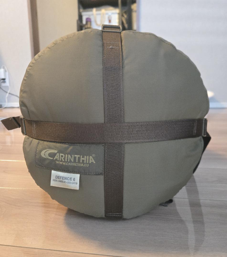 CARINTHIA DEFENCE 6 寝袋 オリーブグリーン (サイズ：M)