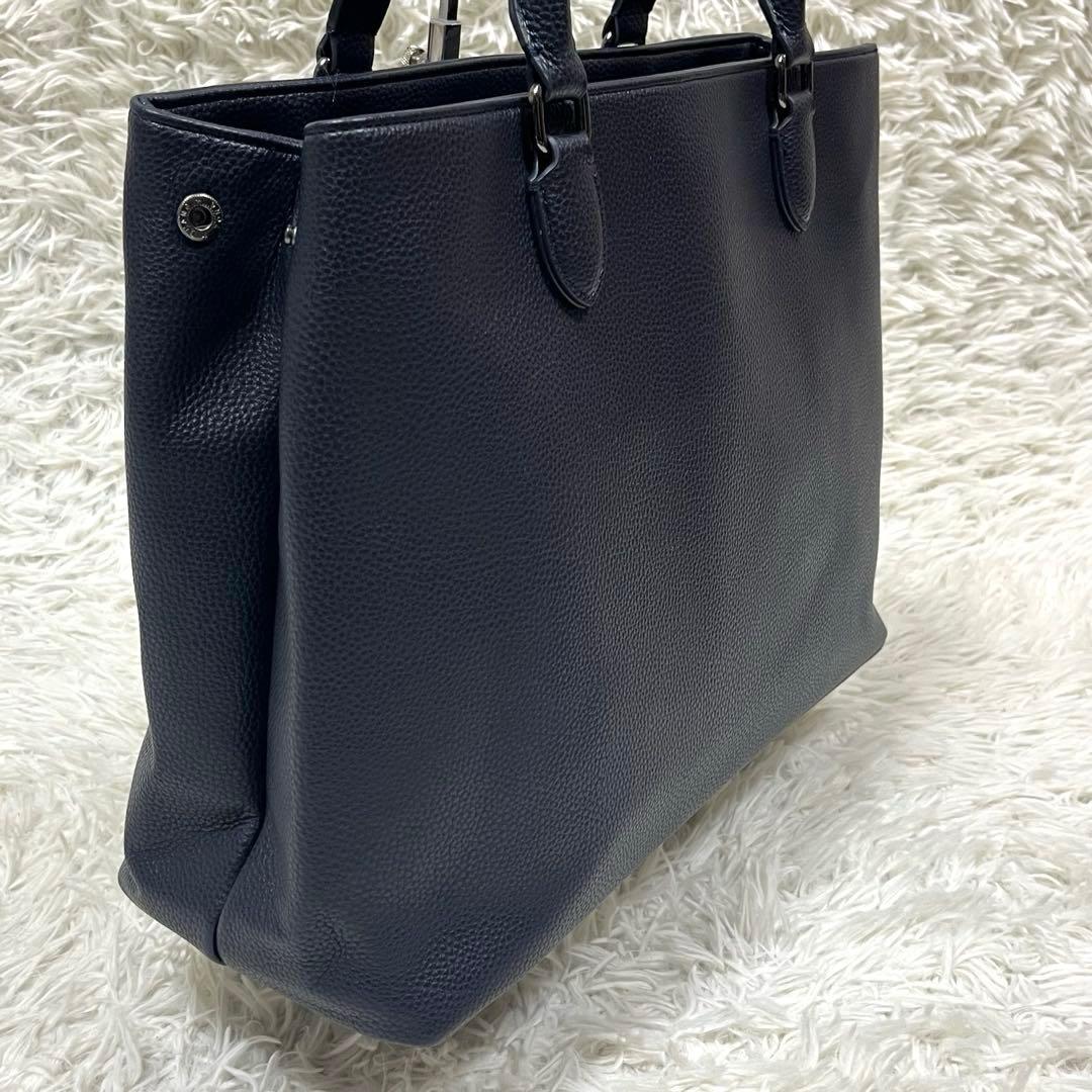 極美品✨ABAHOUSE for ANA シボレザートートバッグ ポーチ付A4可