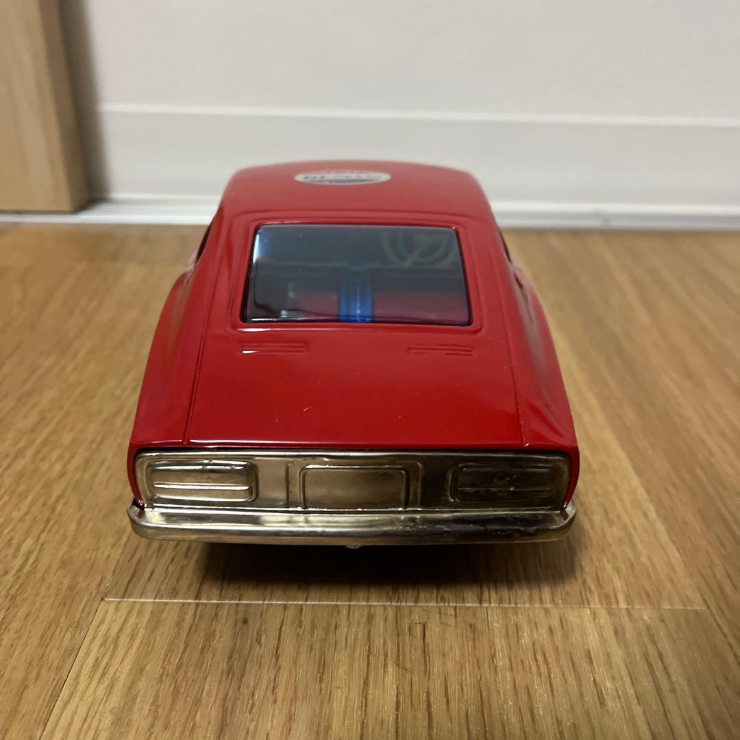 イチコー　ブリキ赤いフェアレディZ フリクションパワー　レトロブリキオモチャ