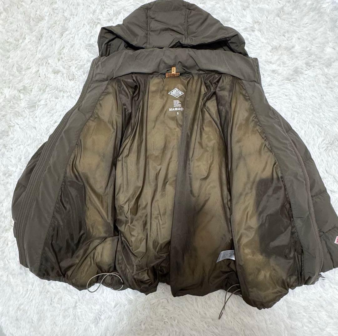 DANTON ダントンスクエアキルトダウン カーキ色 Sサイズ 美品