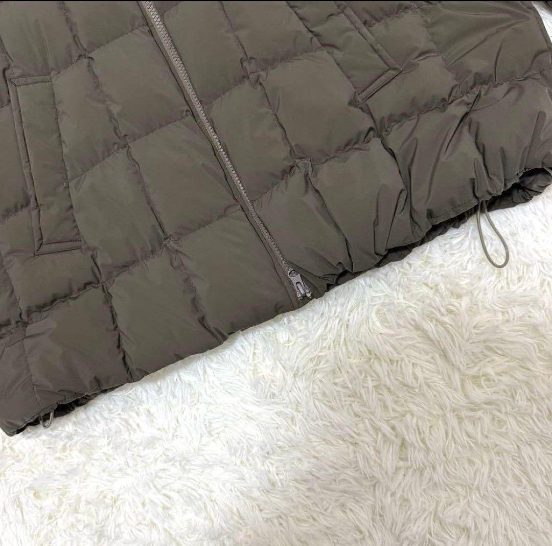 DANTON ダントンスクエアキルトダウン カーキ色 Sサイズ 美品