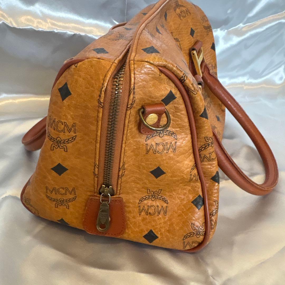 MCM エムシーエム モノグラム ミニボストンバッグ