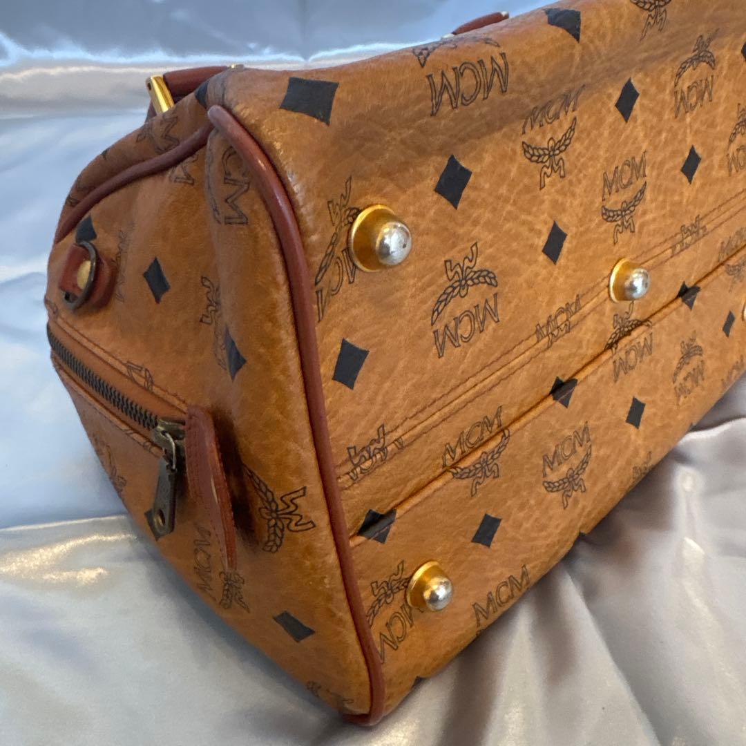 MCM エムシーエム モノグラム ミニボストンバッグ