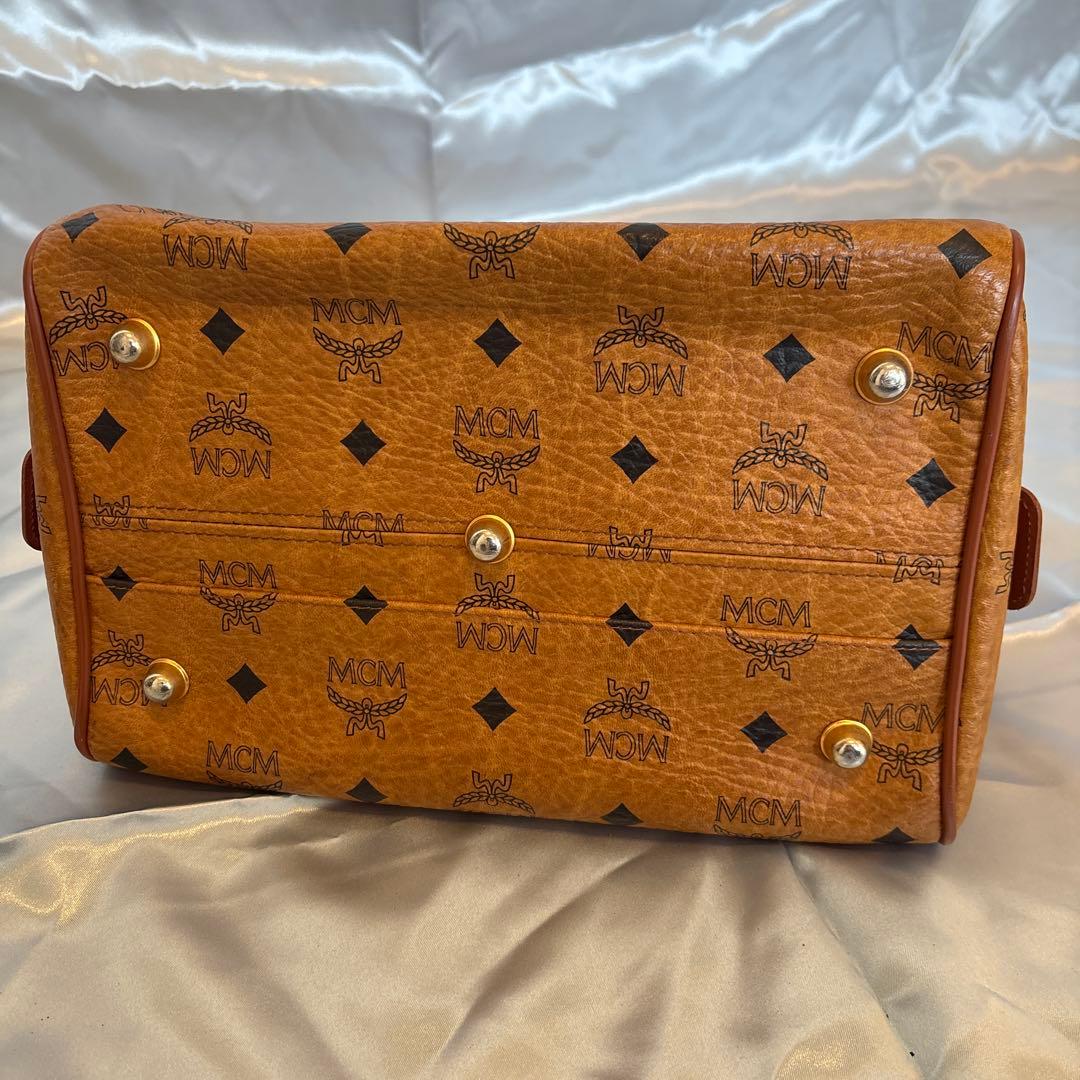 MCM エムシーエム モノグラム ミニボストンバッグ