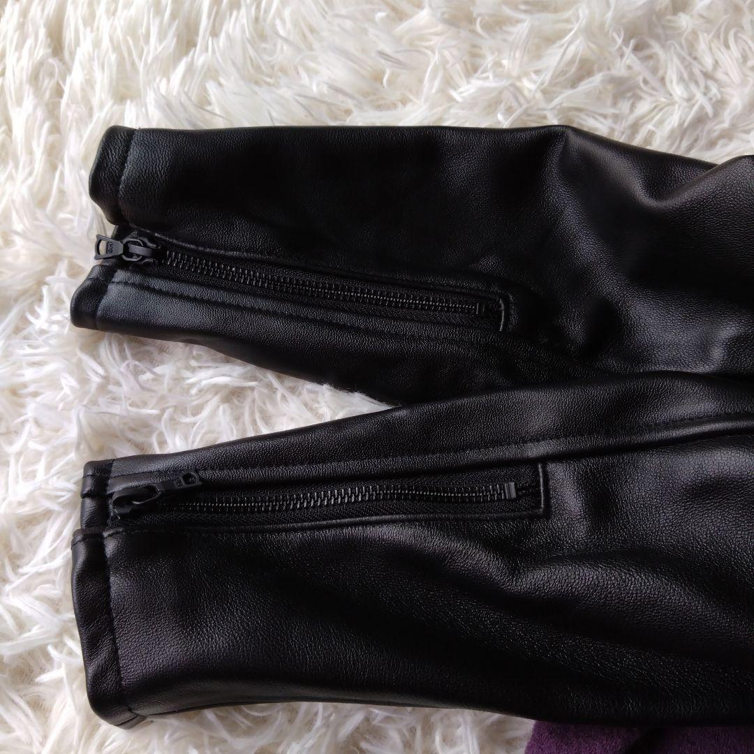 未使用タグ付き✨レザーブルゾンHYSTERIC GLAMOUR　ワッペン