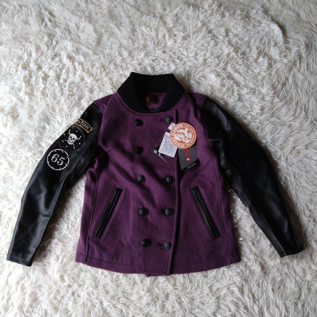 未使用タグ付き✨レザーブルゾンHYSTERIC GLAMOUR　ワッペン