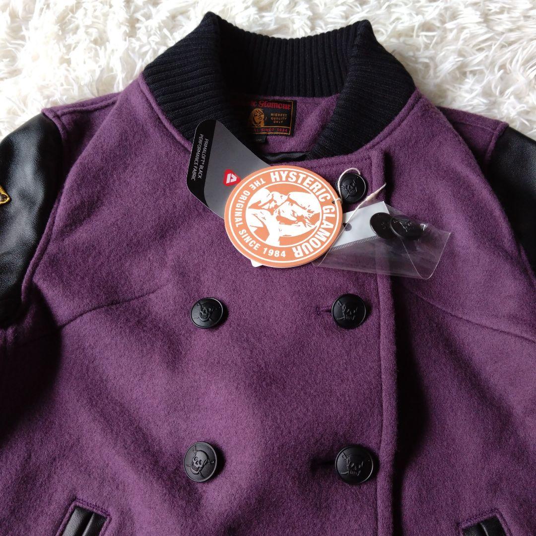 未使用タグ付き✨レザーブルゾンHYSTERIC GLAMOUR　ワッペン