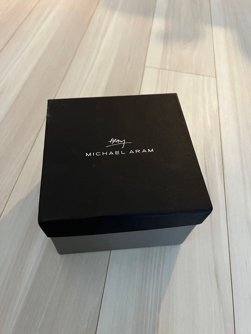 michael aram 花の装飾 ナプキンリング シルバーゴールド