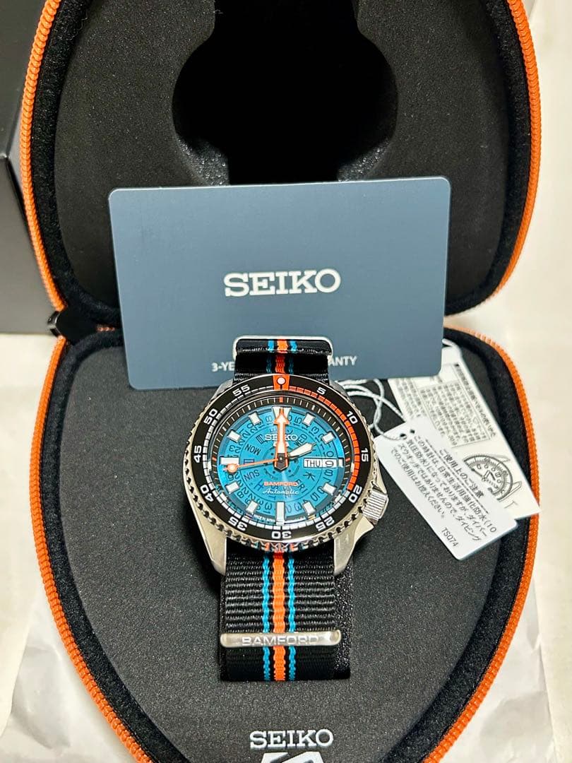 【新品未使用】SEIKO5セイコー5 BAMFORDコラボSBSA315