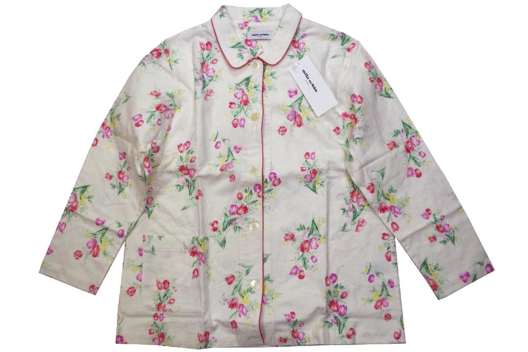 【新品】ミラショーン 　秋冬物中空糸厚手ネル地パジャマ(M)　A18