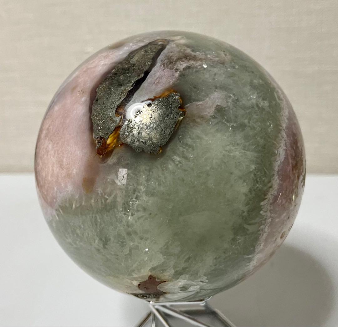 グリーンクォーツ コッパー入 クリスタル 水晶 スフィア 結晶 パワーストーン