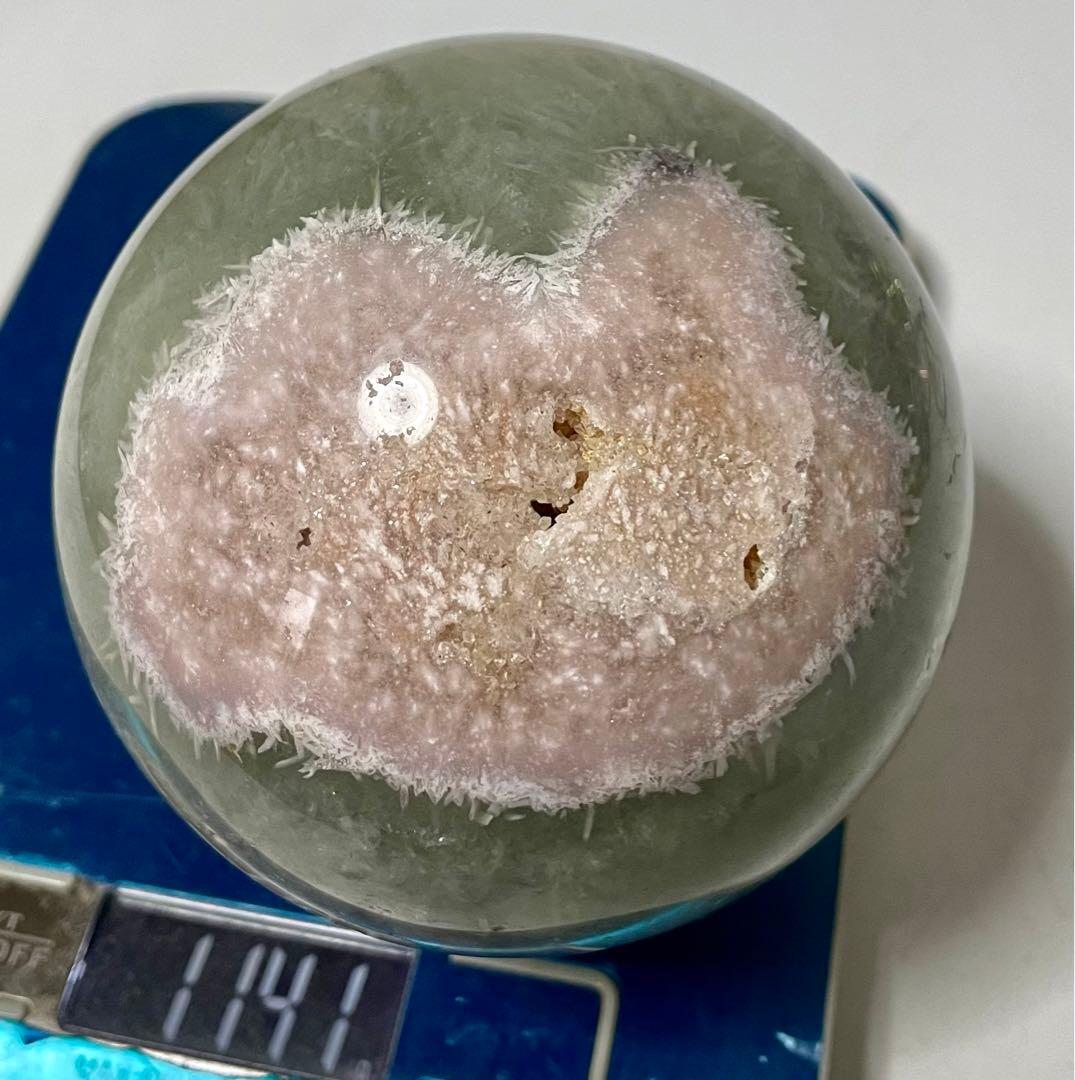 グリーンクォーツ コッパー入 クリスタル 水晶 スフィア 結晶 パワーストーン