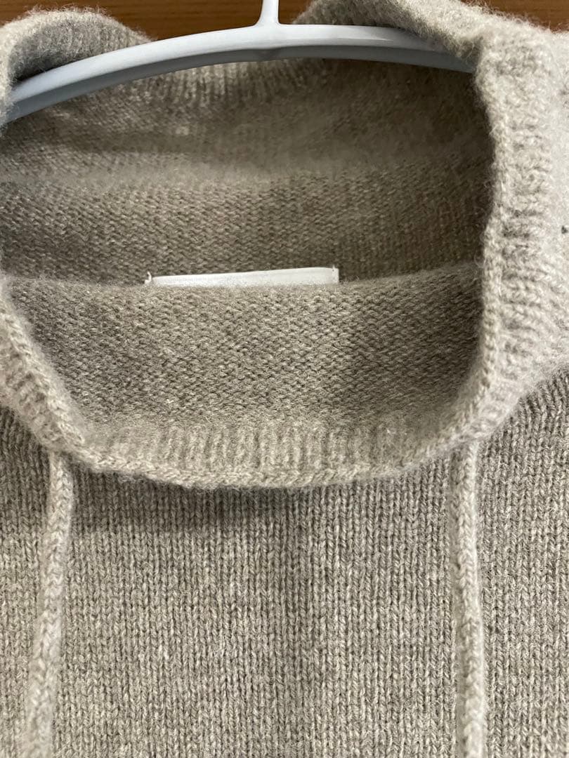✨美品✨MORABITOカシミア混　ニットウールワンピース ロング38 ベージュ