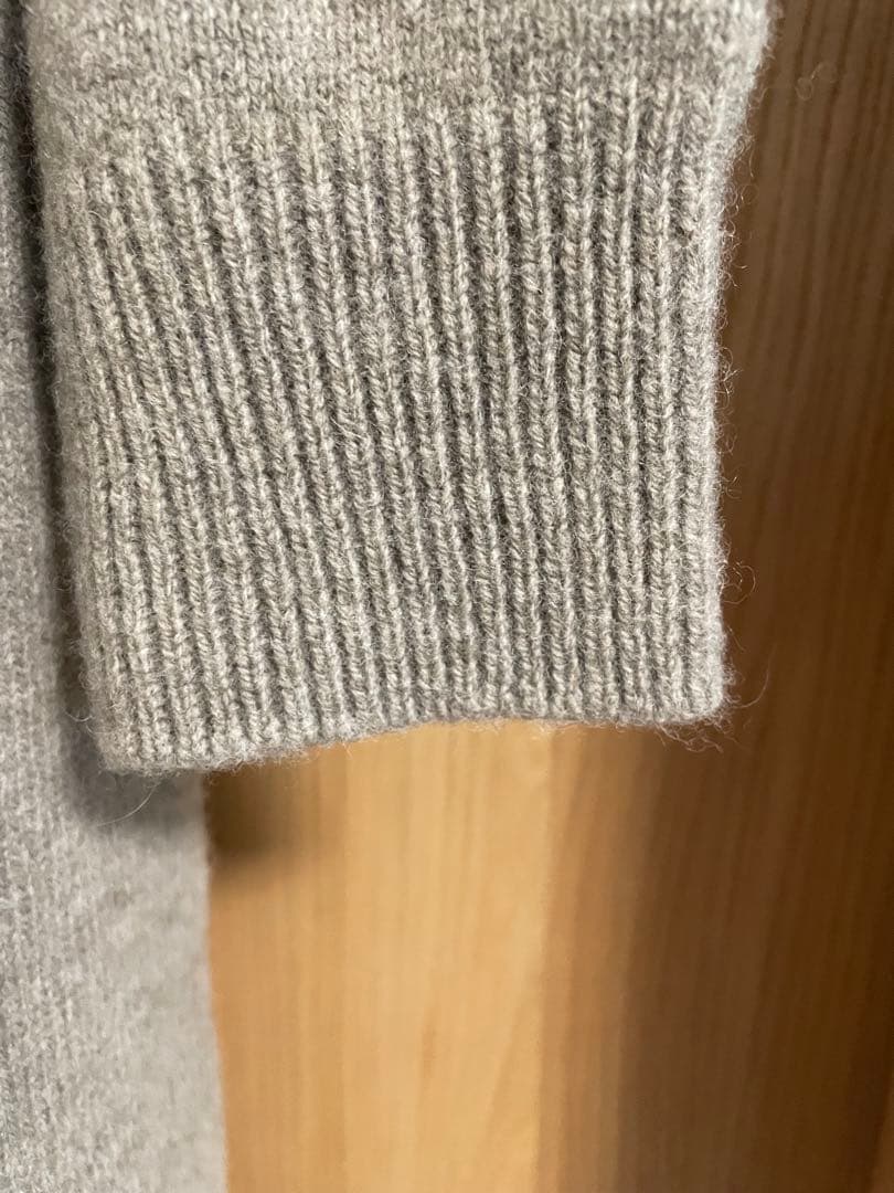✨美品✨MORABITOカシミア混　ニットウールワンピース ロング38 ベージュ