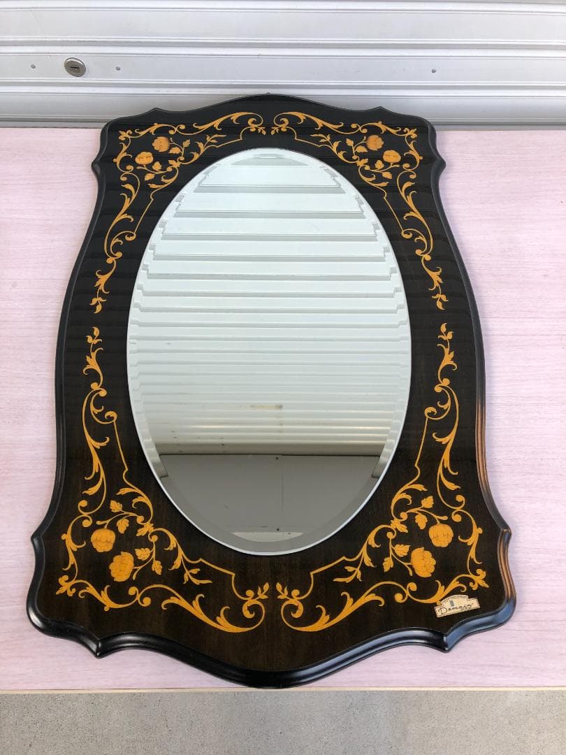 Demain ドマン 壁掛けミラー イタリーコレクション 象嵌細工 鏡