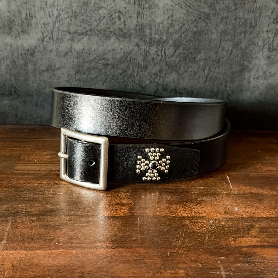 スタッズベルトアイアンクロス35mm 36inch