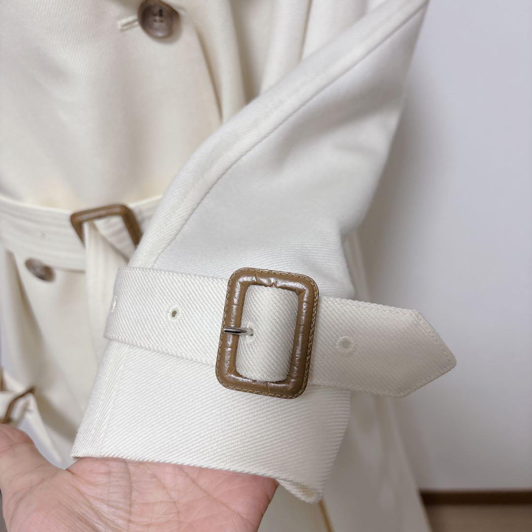 【極美品】AMERI SUPERIOR FLARE TRENCH COAT S