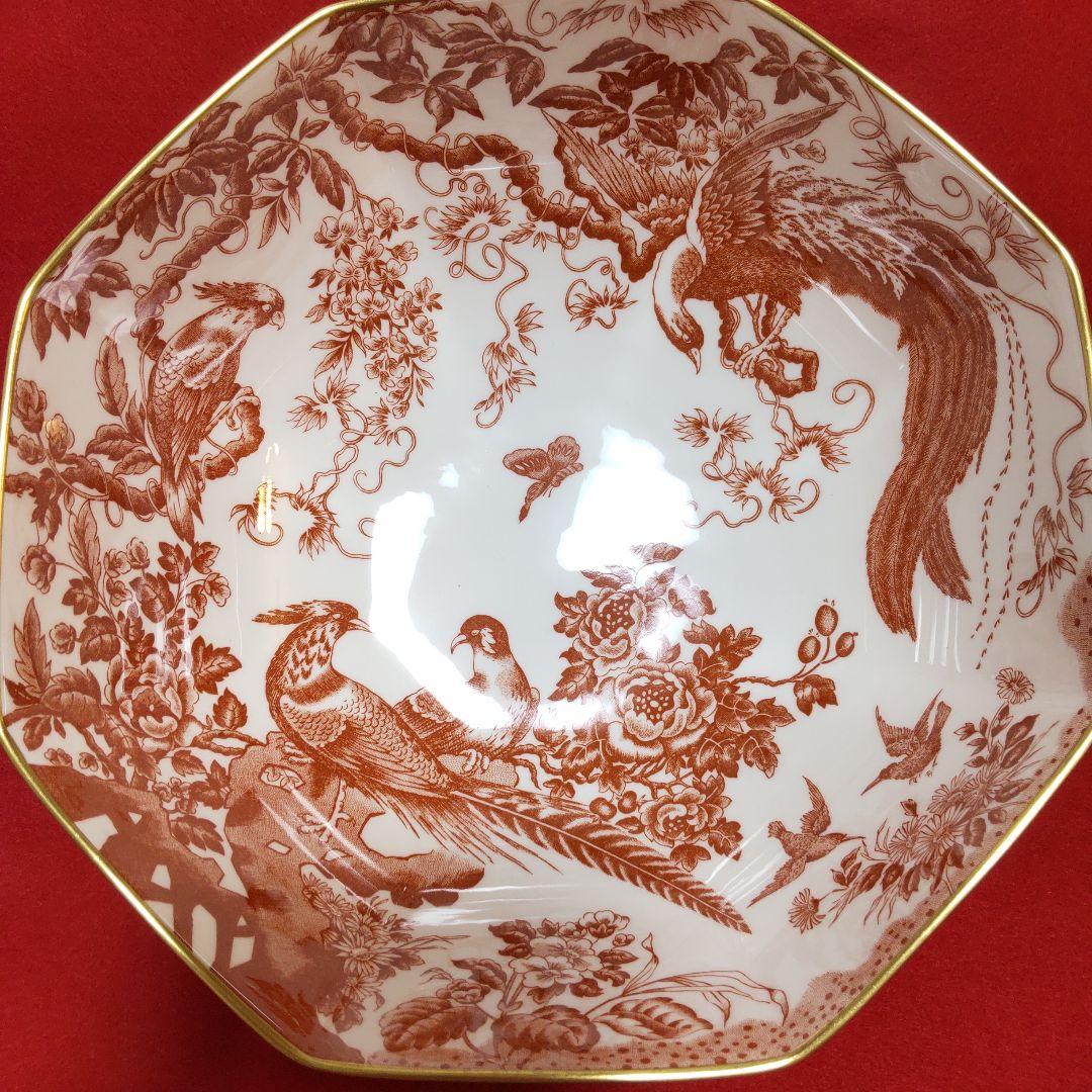 ロイヤルクラウンダービー ボウルエイビスレッド ★希少★美品★