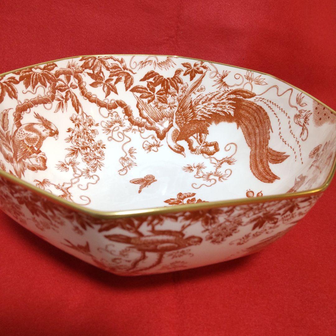 ロイヤルクラウンダービー ボウルエイビスレッド ★希少★美品★