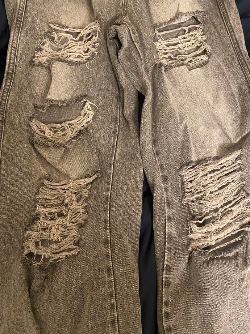 パンツ THETOE Lexington Double Belt Denim Pants