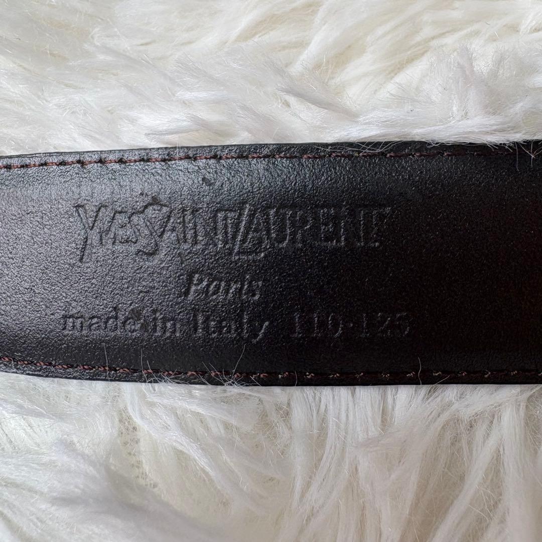 YVESSAINTLAURENT イブサンローラン ベルト　黒 メンズ