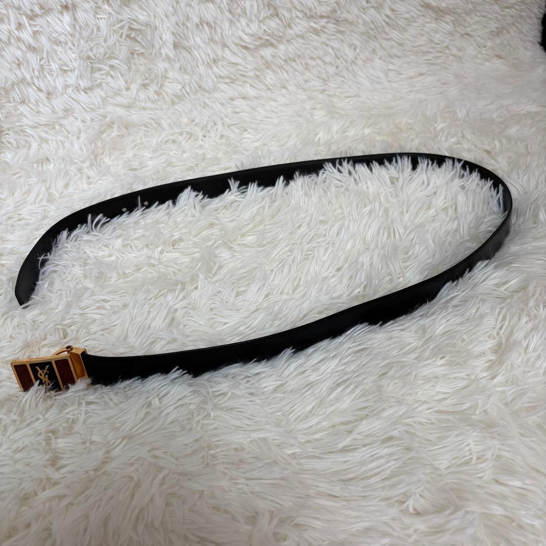YVESSAINTLAURENT イブサンローラン ベルト　黒 メンズ