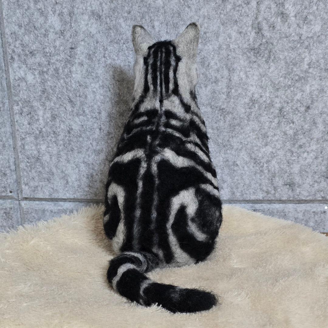 羊毛フェルト オーダー猫 Happyプロフ読んでね様