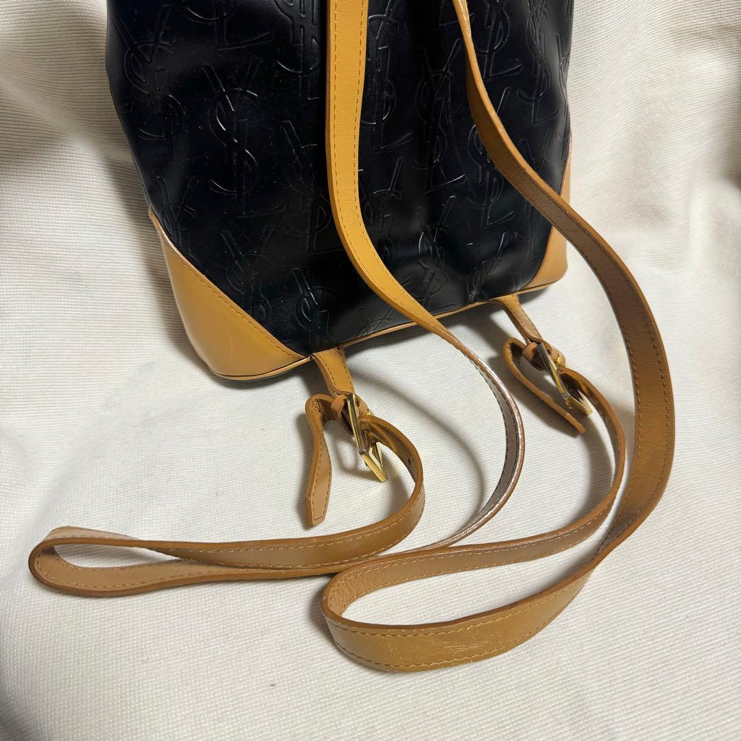 Saint Laurent イヴサンローラン レザー リュック リピート YSL