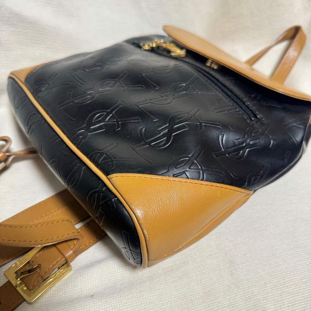 Saint Laurent イヴサンローラン レザー リュック リピート YSL