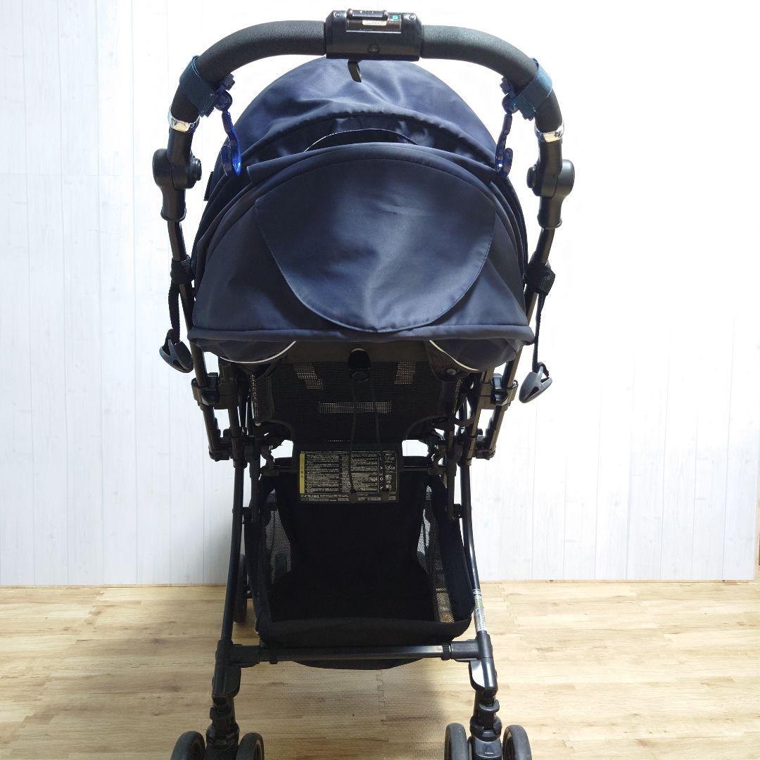 ✩美品✩ Combi メチャカル ハンディ オート4キャス ベビーカー ネイビー