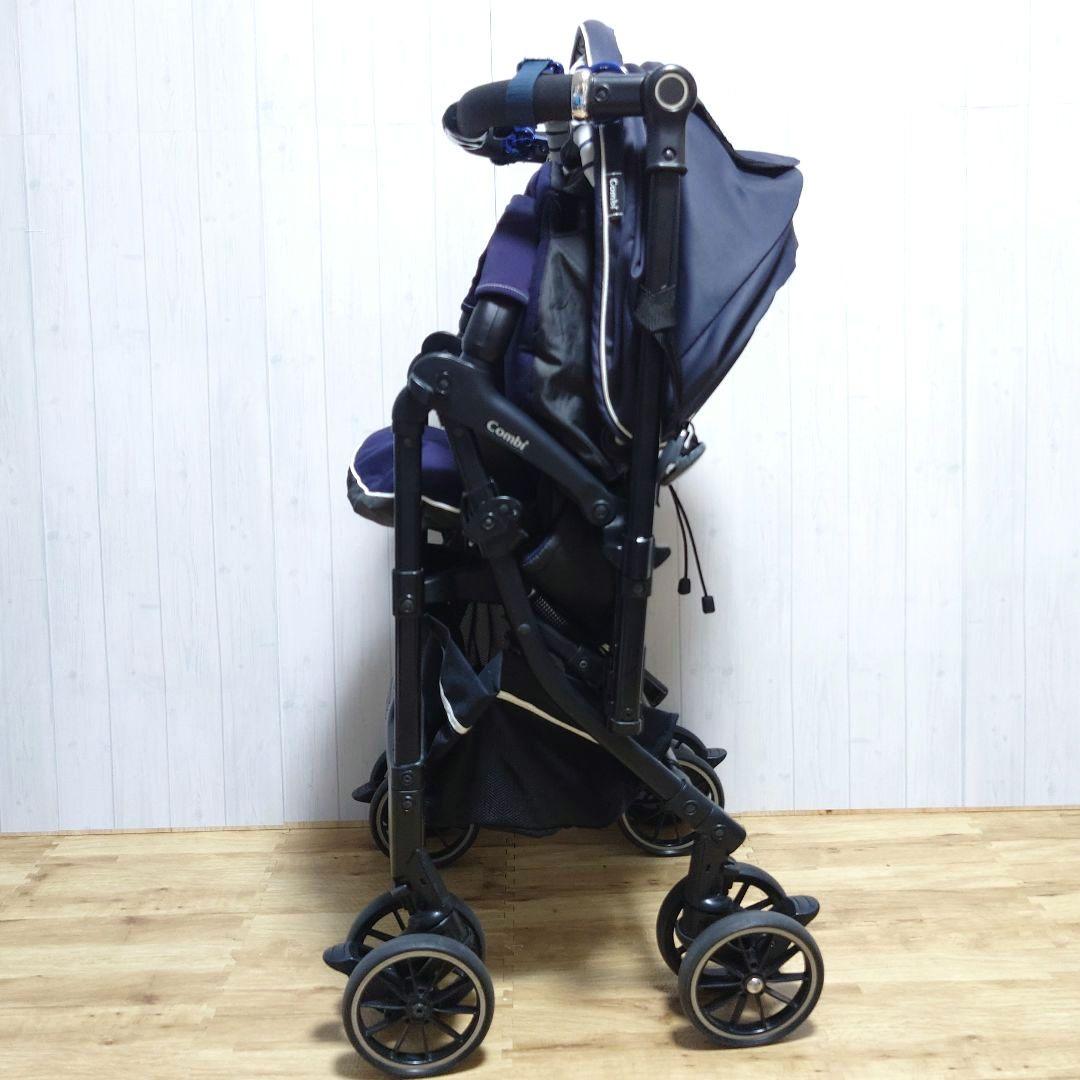 ✩美品✩ Combi メチャカル ハンディ オート4キャス ベビーカー ネイビー