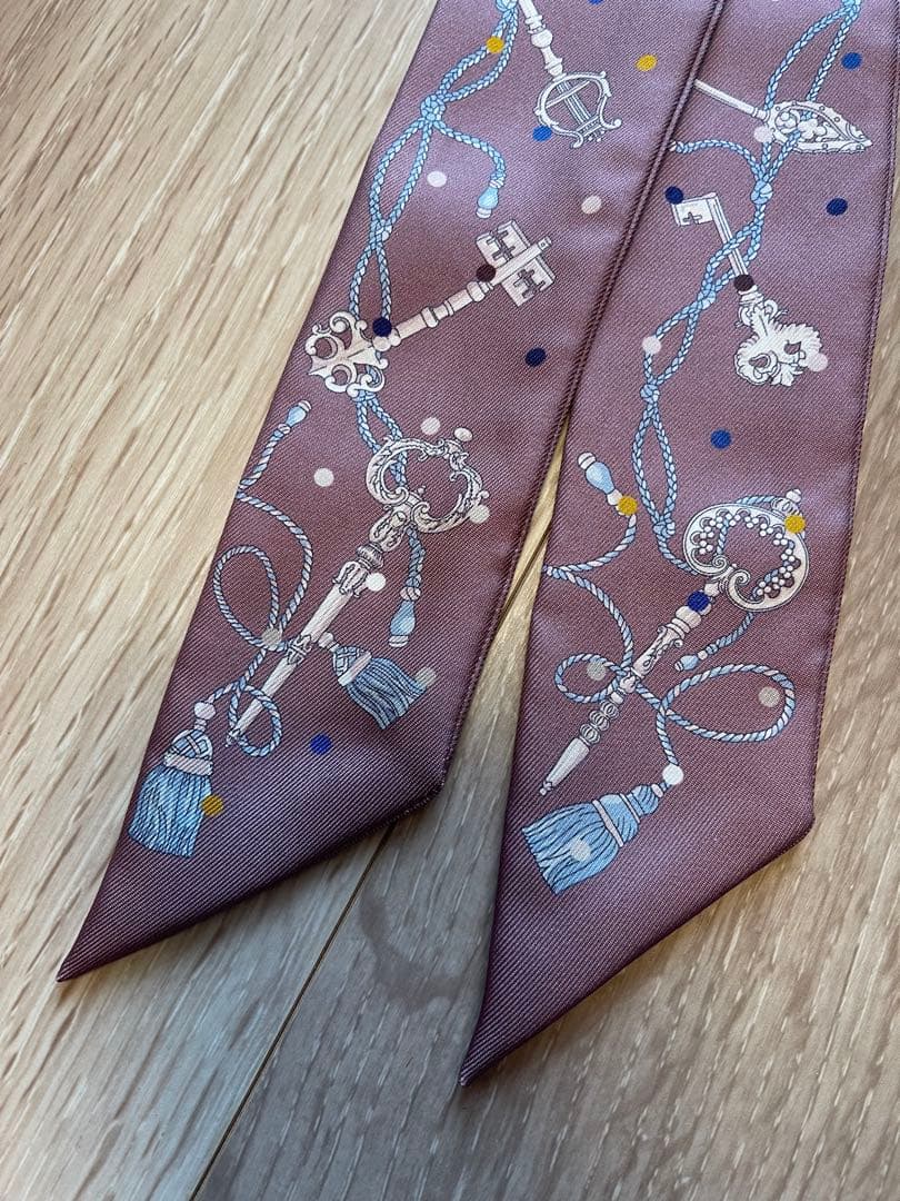美品！！HERMESツイリー　レクレアポア　マロン