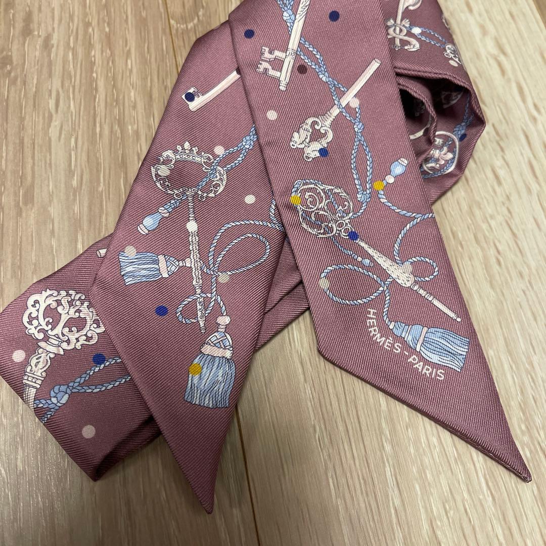 美品！！HERMESツイリー　レクレアポア　マロン