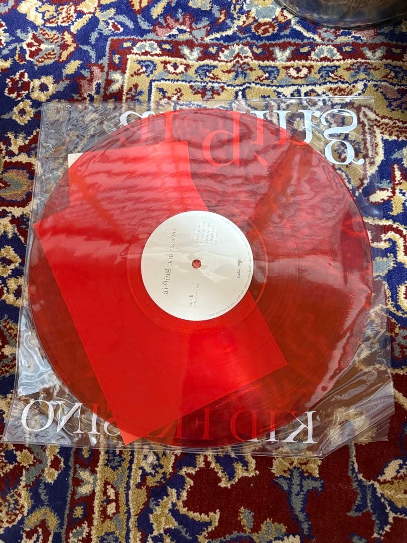 KID FRESINO クリアレッドレコード