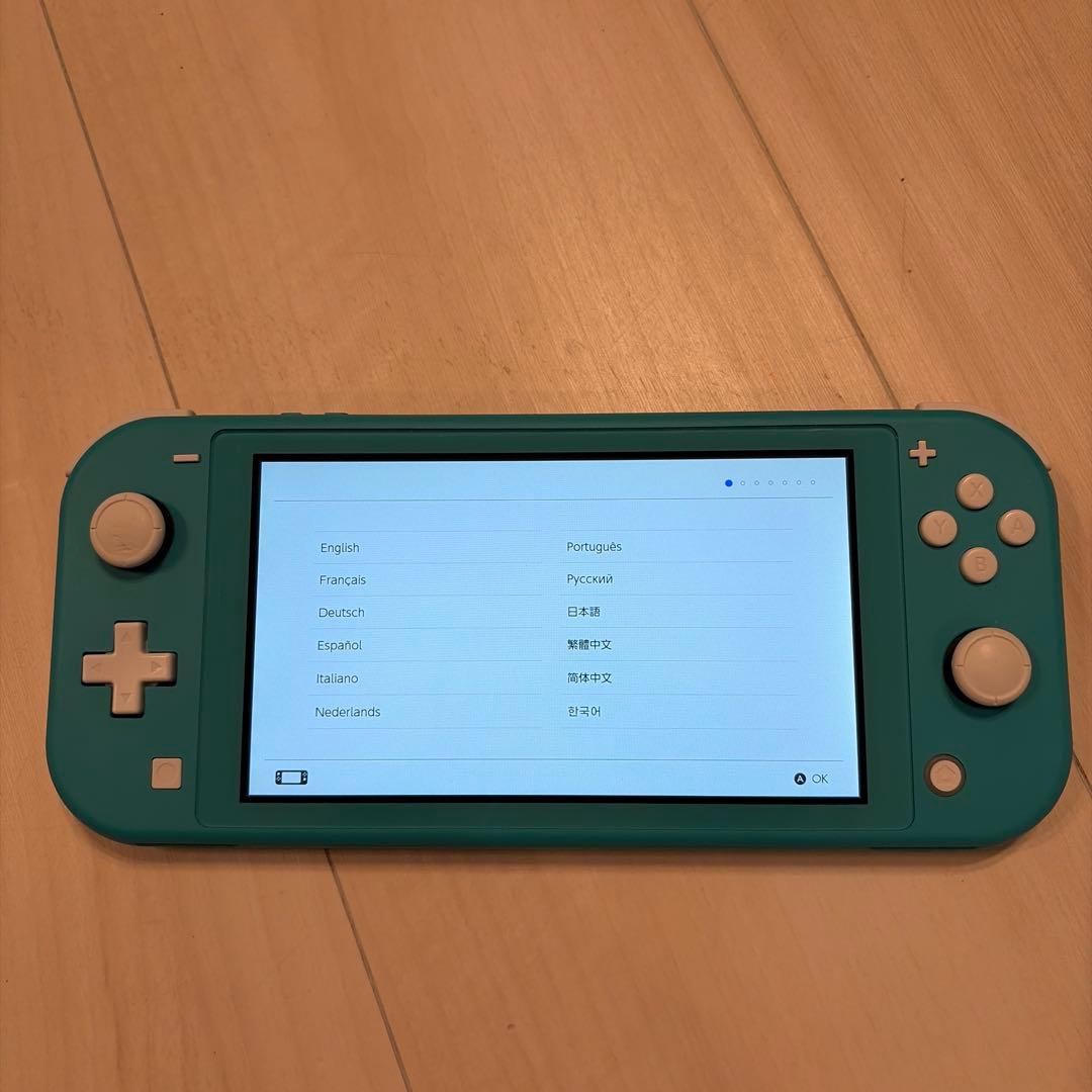 Nintendo Switch Lite ターコイズ本体のみ　箱あり