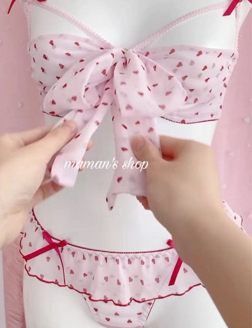 E70♥️ love2nd LOVEMEオープンブラオープンショーツセットラブラン