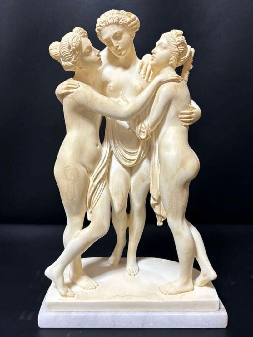 Prof.G.Bessl 三美神像　ゼウスの娘たち　イタリア製　ヴィンテージ