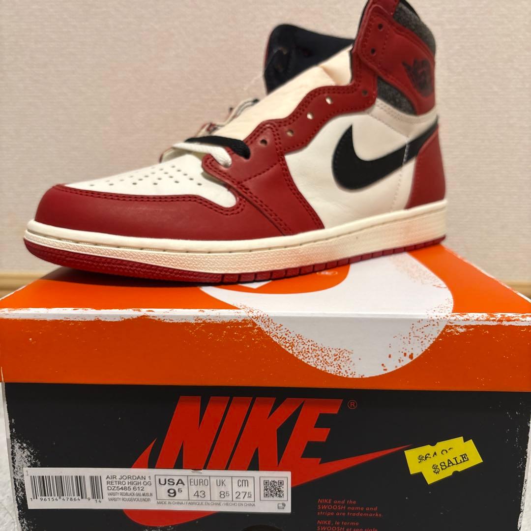 靴 NIKE Air Jordan 1 Retro HI OG Lost&Found