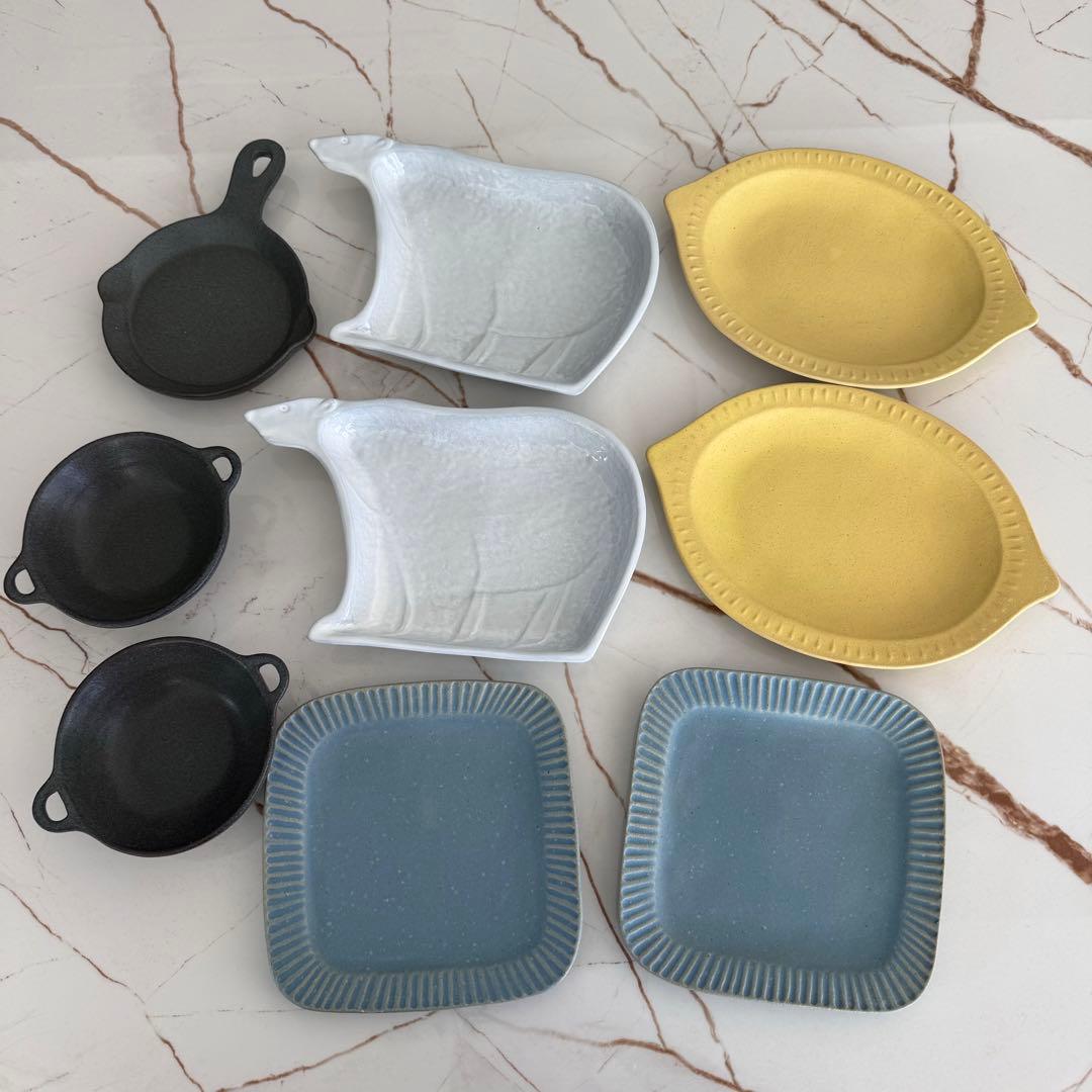 【よしざわ窯】しろくま レモン フライパン等9点