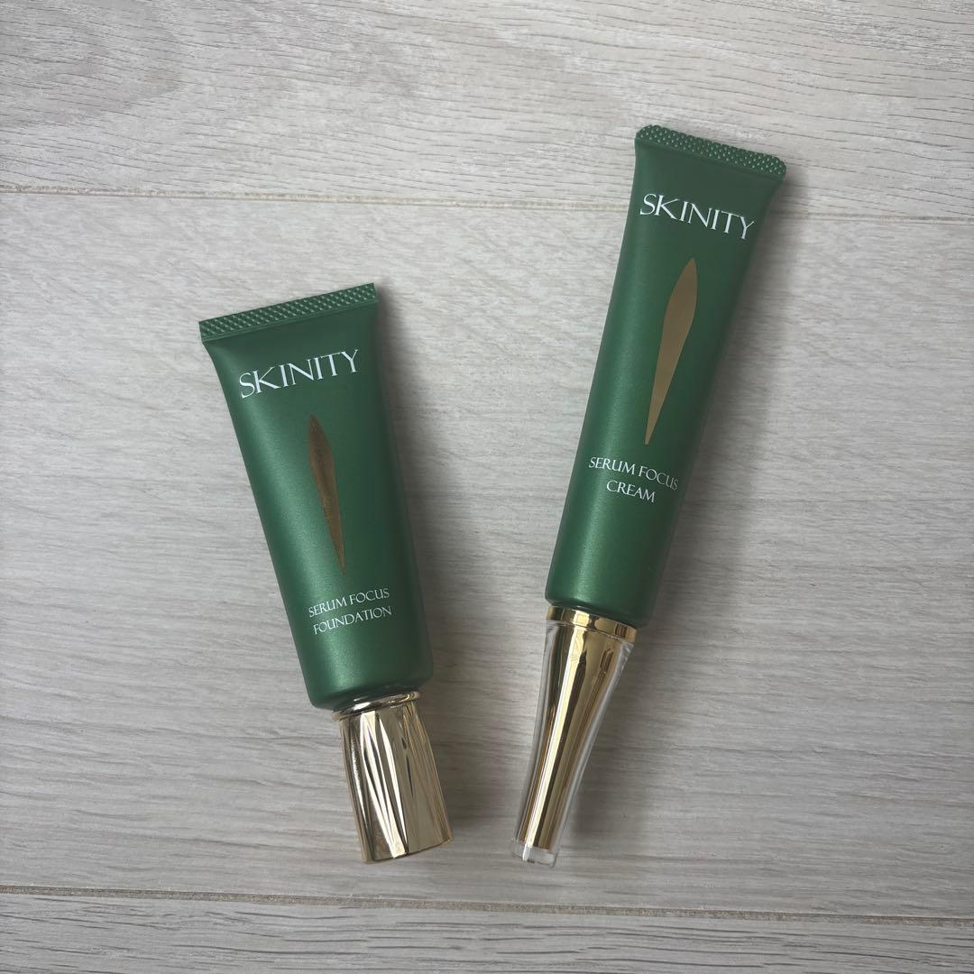 SKINITY セラムフォーカスクリーム & ファンデーションセット