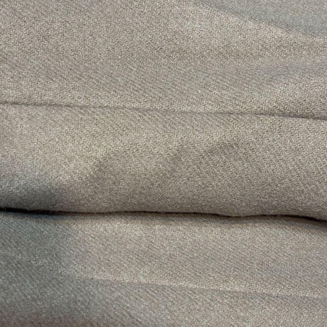 【美品】シップス　カシミヤ混　ロング　ダッフルコート　ファー　フード　38