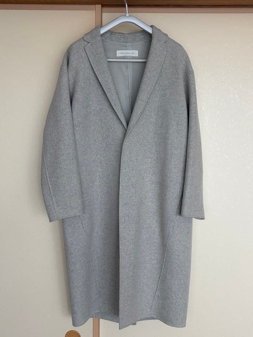 【美品】希少カラー　ギャルリーヴィー　ライトメルトン　コート　34
