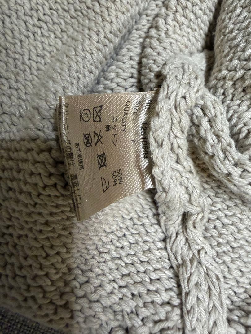 TODAYFUL Roundhem Linen Knit ナチュラル リネン