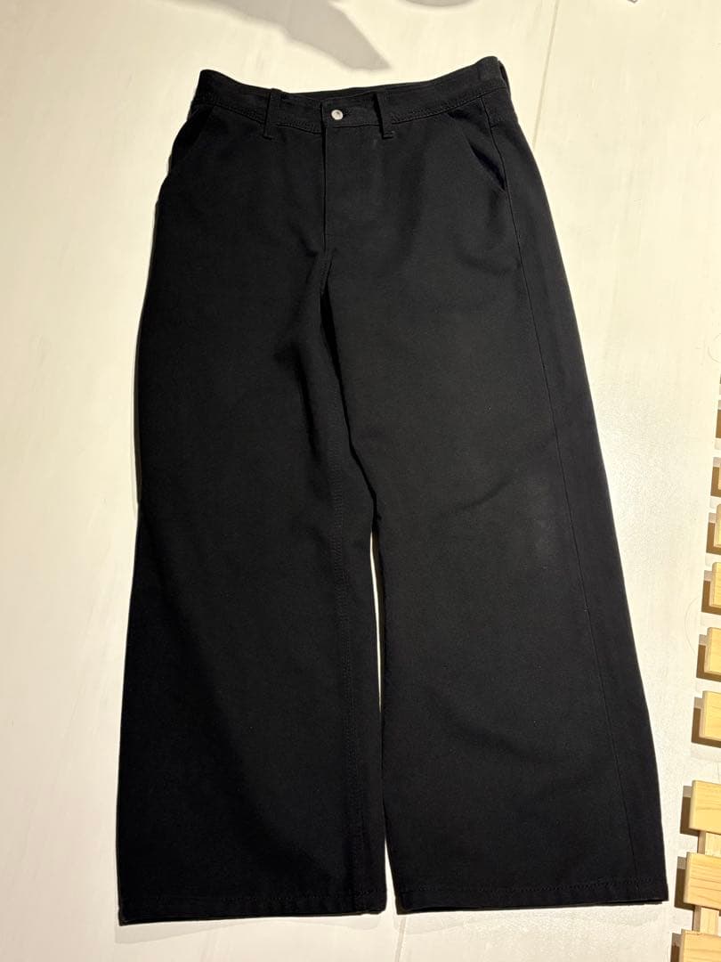 パンツ yamgen Stacked Canvas Wide-Leg Pants