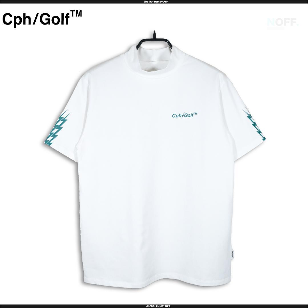 CPH/GOLF ウーマン サンダー ストライプ モック ネック ティー S