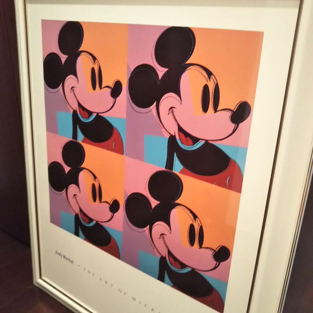 送料込み 【 アンディ・ウォーホル 】1981 ミッキーマウス ポスター