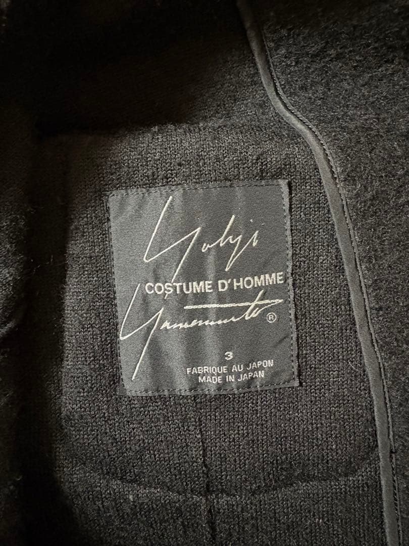 Yohji Yamamoto COSTUME D'HOMME チェスターコート