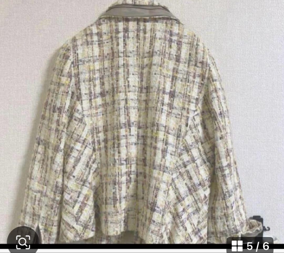 大きいサイズ、ヒロココシノ　ツィードセットアップ