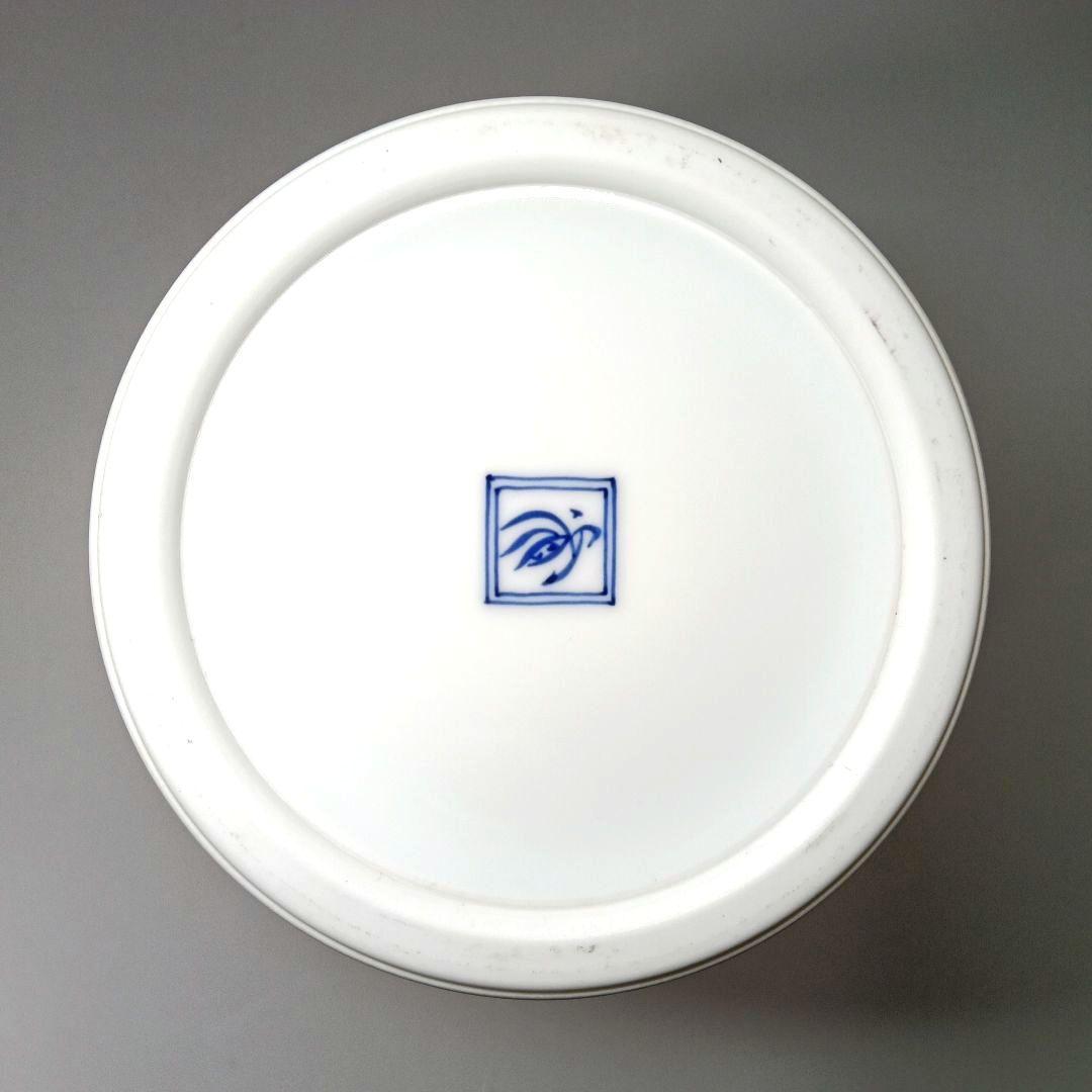 美品 香蘭社 磁藝工房謹製 染付金彩 壺松染錦模老松文 大型花瓶