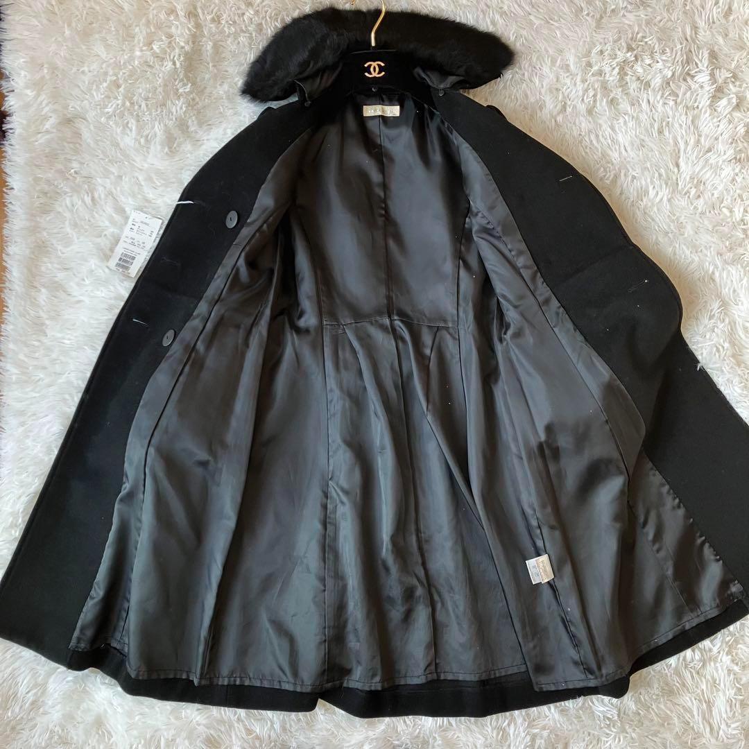 ✨新品未使用/アンゴラ✨レッセパッセ トレンチコート ラビットファー 2way